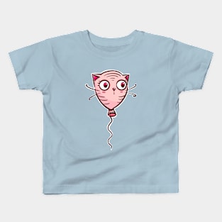 Cat Balloon Kids T-Shirt